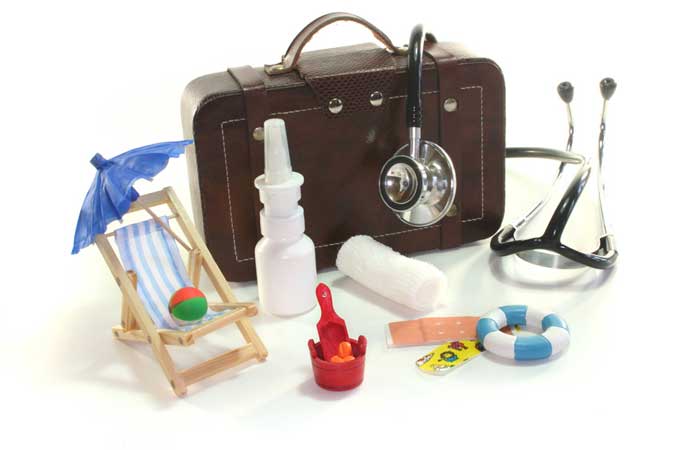 Spielzeug Medizinkoffer mit Sonnenliege